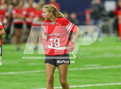 Thumbnail 1 in Valor Christian vs Regis Jesuit (Girls' Flag Championship 1st Round) photogallery.