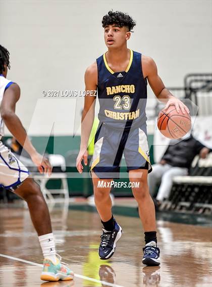 Thumbnail 1 in Rancho Christian vs. St. Bernard (The Classic at Damien) photogallery.