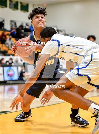 Thumbnail 2 in Rancho Christian vs. St. Bernard (The Classic at Damien) photogallery.