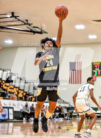 Thumbnail 1 in Rancho Christian vs. St. Bernard (The Classic at Damien) photogallery.