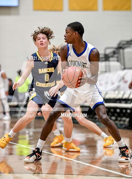 Thumbnail 3 in Rancho Christian vs. St. Bernard (The Classic at Damien) photogallery.