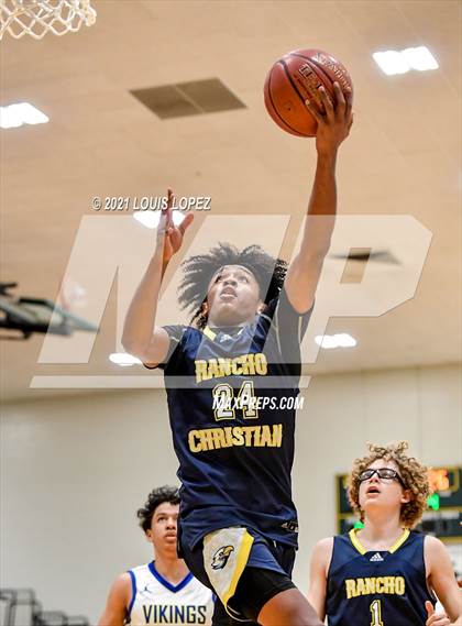 Thumbnail 1 in Rancho Christian vs. St. Bernard (The Classic at Damien) photogallery.
