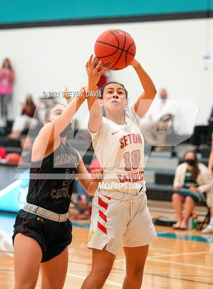 Thumbnail 3 in Salpointe Catholic vs. Seton Catholic (AIA 4A Final) photogallery.