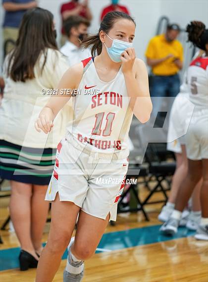 Thumbnail 2 in Salpointe Catholic vs. Seton Catholic (AIA 4A Final) photogallery.