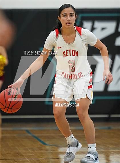 Thumbnail 1 in Salpointe Catholic vs. Seton Catholic (AIA 4A Final) photogallery.