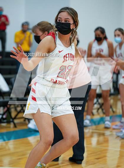 Thumbnail 2 in Salpointe Catholic vs. Seton Catholic (AIA 4A Final) photogallery.