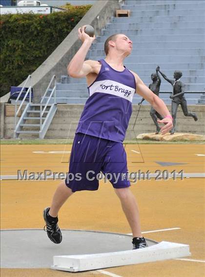 Thumbnail 1 in CIF NCS Masters Track & Field Championships (Boys Shot Put 1st Flight) photogallery.