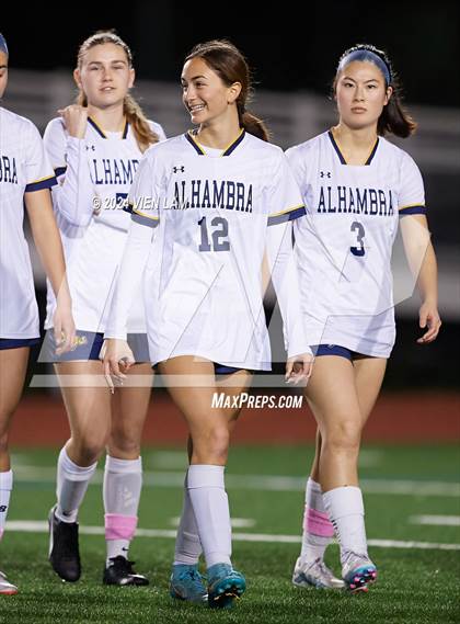 Thumbnail 1 in Alhambra vs. Miramonte (CIF NCS Division 3 Quarterfinal) photogallery.