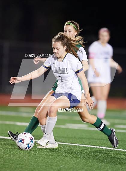 Thumbnail 2 in Alhambra vs. Miramonte (CIF NCS Division 3 Quarterfinal) photogallery.