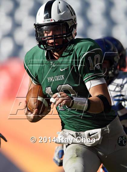 Thumbnail 2 in Pine Creek vs. Longmont (CHSAA 4A Final) photogallery.