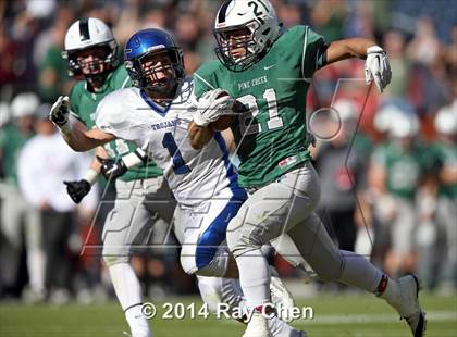 Thumbnail 2 in Pine Creek vs. Longmont (CHSAA 4A Final) photogallery.