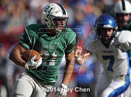 Thumbnail 2 in Pine Creek vs. Longmont (CHSAA 4A Final) photogallery.