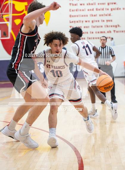 Thumbnail 3 in JSerra Catholic vs. St. Francis Prep (Torrey Pines Holiday Classic) photogallery.