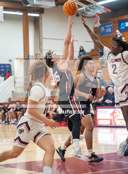 Thumbnail 2 in JSerra Catholic vs. St. Francis Prep (Torrey Pines Holiday Classic) photogallery.