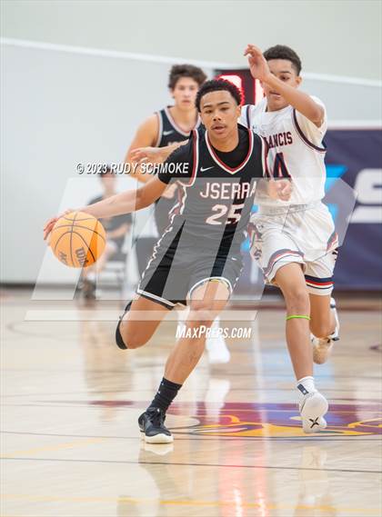 Thumbnail 1 in JSerra Catholic vs. St. Francis Prep (Torrey Pines Holiday Classic) photogallery.