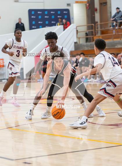 Thumbnail 1 in JSerra Catholic vs. St. Francis Prep (Torrey Pines Holiday Classic) photogallery.