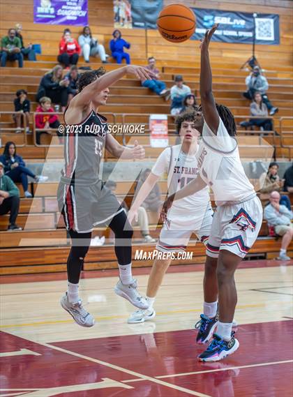 Thumbnail 3 in JSerra Catholic vs. St. Francis Prep (Torrey Pines Holiday Classic) photogallery.
