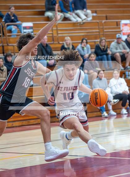 Thumbnail 2 in JSerra Catholic vs. St. Francis Prep (Torrey Pines Holiday Classic) photogallery.