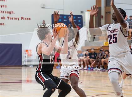 Thumbnail 3 in JSerra Catholic vs. St. Francis Prep (Torrey Pines Holiday Classic) photogallery.