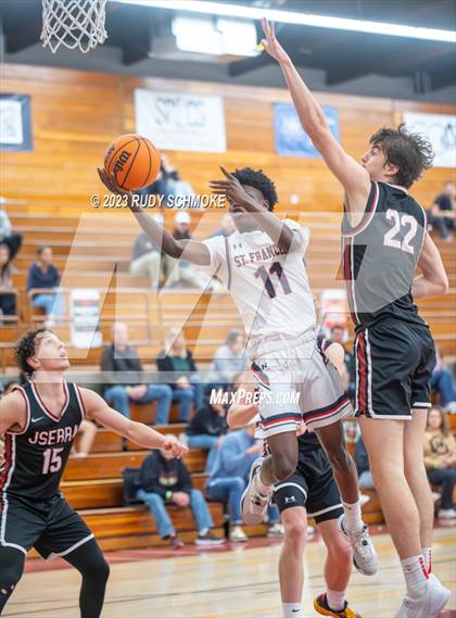 Thumbnail 2 in JSerra Catholic vs. St. Francis Prep (Torrey Pines Holiday Classic) photogallery.