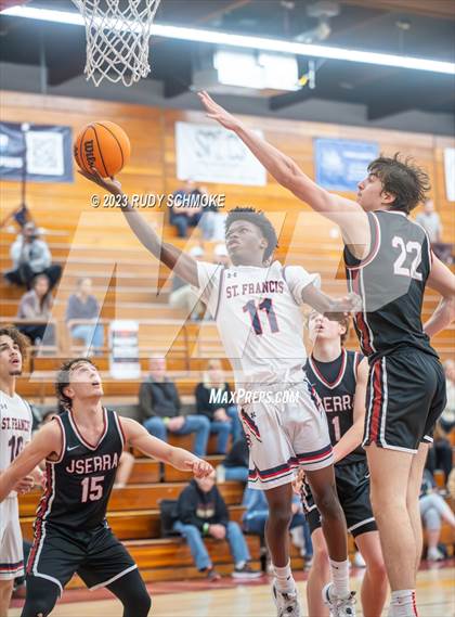 Thumbnail 3 in JSerra Catholic vs. St. Francis Prep (Torrey Pines Holiday Classic) photogallery.