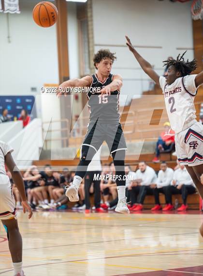 Thumbnail 2 in JSerra Catholic vs. St. Francis Prep (Torrey Pines Holiday Classic) photogallery.
