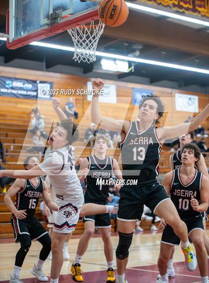 Thumbnail 3 in JSerra Catholic vs. St. Francis Prep (Torrey Pines Holiday Classic) photogallery.