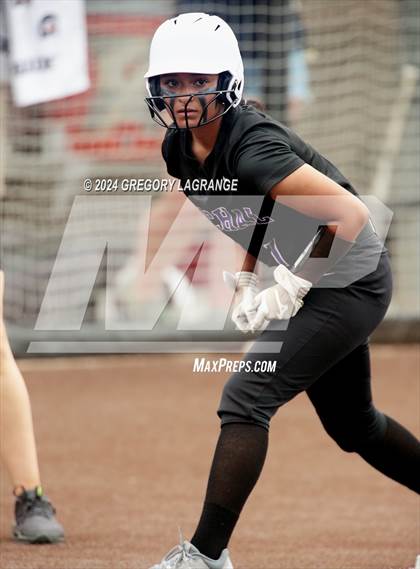 Thumbnail 2 in Paschal [R. L.] vs Keller (UIL 6A Softball Area Game 3) photogallery.