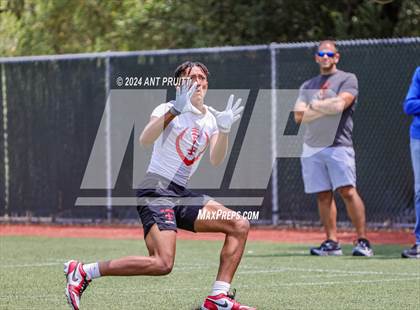 Thumbnail 1 in St. Helena vs St. Vincent de Paul (D1 Bound Academy 7 on 7 Tournament) photogallery.
