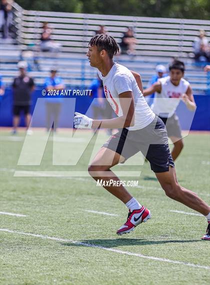 Thumbnail 1 in St. Helena vs St. Vincent de Paul (D1 Bound Academy 7 on 7 Tournament) photogallery.