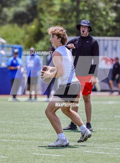 Thumbnail 2 in St. Helena vs St. Vincent de Paul (D1 Bound Academy 7 on 7 Tournament) photogallery.
