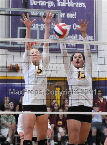 Thumbnail 1 in Clovis West vs. Torrey Pines (2010 Durango Fall Classic) photogallery.