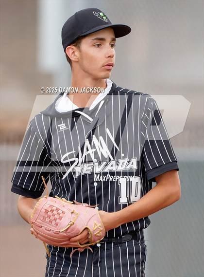 Thumbnail 1 in Sports Leadership & Management vs Virgin Valley (2025 NIAA 3A Southern Playoffs) photogallery.