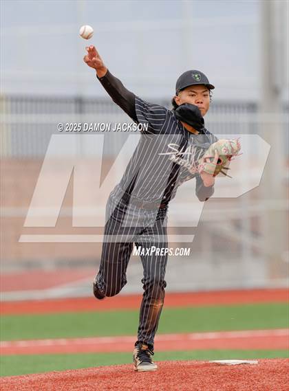 Thumbnail 2 in Sports Leadership & Management vs Virgin Valley (2025 NIAA 3A Southern Playoffs) photogallery.