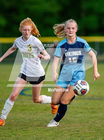 Thumbnail 3 in Eastern Alamance vs Union Pines (NCHSAA 3A Second Round) photogallery.