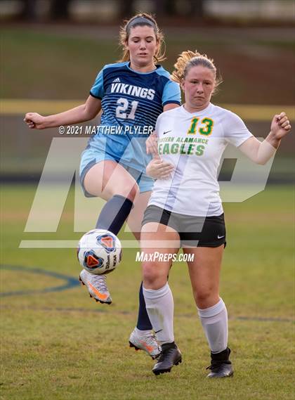 Thumbnail 2 in Eastern Alamance vs Union Pines (NCHSAA 3A Second Round) photogallery.