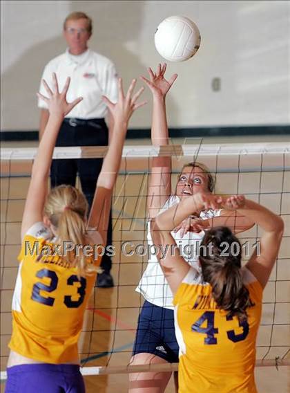 Thumbnail 3 in Rochester vs. Williamsville (IHSA Class 2A Riverton Regional) photogallery.