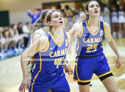 Thumbnail 2 in Carmel vs Noblesville (IHSAA Sectional Semifinal Playoff) photogallery.