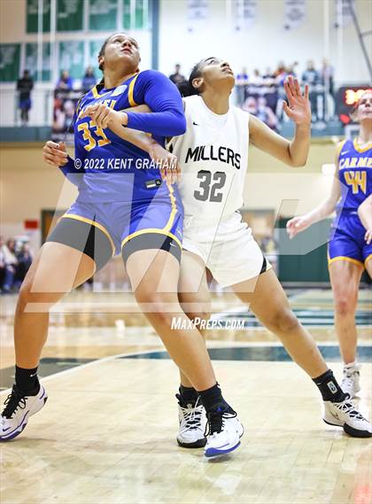 Thumbnail 3 in Carmel vs Noblesville (IHSAA Sectional Semifinal Playoff) photogallery.