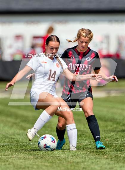 Thumbnail 3 in Lawrenceburg Tigers vs North Central photogallery.