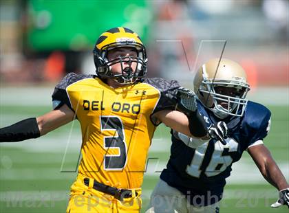 Thumbnail 1 in Del Oro vs Notre Dame (UT Honor Bowl) photogallery.