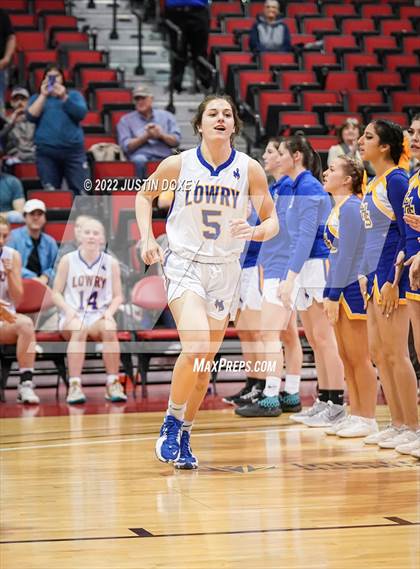 Thumbnail 3 in Lowry vs. Pahrump Valley (NIAA Class 3A State Girls Semifinal) photogallery.