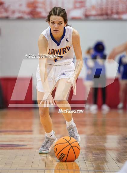 Thumbnail 1 in Lowry vs. Pahrump Valley (NIAA Class 3A State Girls Semifinal) photogallery.