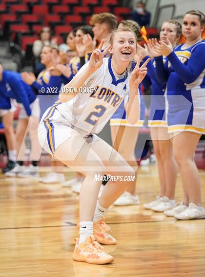 Thumbnail 1 in Lowry vs. Pahrump Valley (NIAA Class 3A State Girls Semifinal) photogallery.