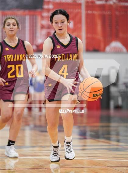 Thumbnail 2 in Lowry vs. Pahrump Valley (NIAA Class 3A State Girls Semifinal) photogallery.