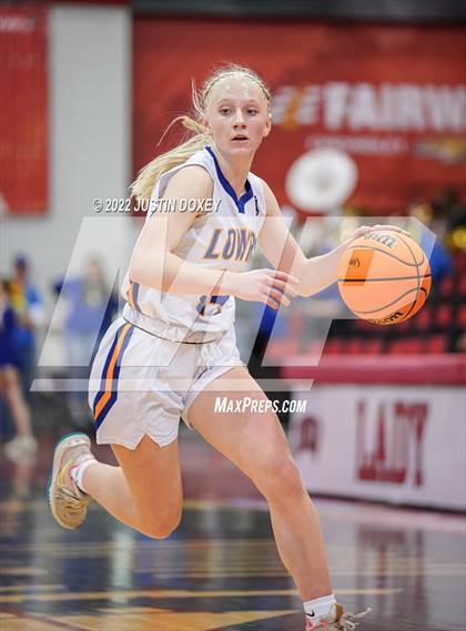 Thumbnail 2 in Lowry vs. Pahrump Valley (NIAA Class 3A State Girls Semifinal) photogallery.