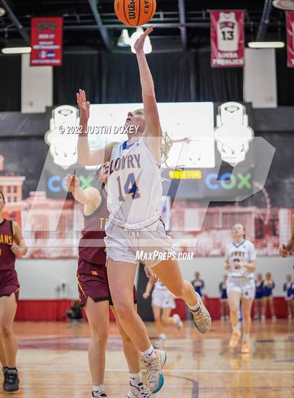 Thumbnail 3 in Lowry vs. Pahrump Valley (NIAA Class 3A State Girls Semifinal) photogallery.