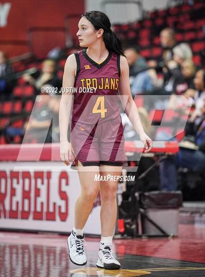 Thumbnail 3 in Lowry vs. Pahrump Valley (NIAA Class 3A State Girls Semifinal) photogallery.