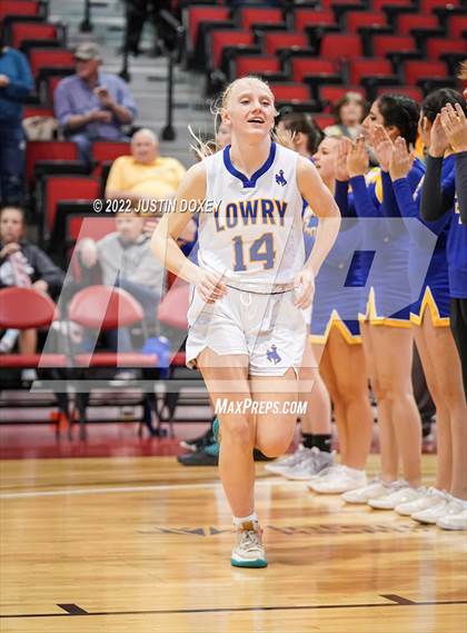 Thumbnail 1 in Lowry vs. Pahrump Valley (NIAA Class 3A State Girls Semifinal) photogallery.