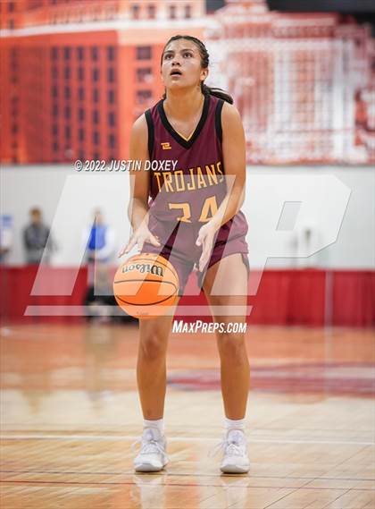 Thumbnail 3 in Lowry vs. Pahrump Valley (NIAA Class 3A State Girls Semifinal) photogallery.